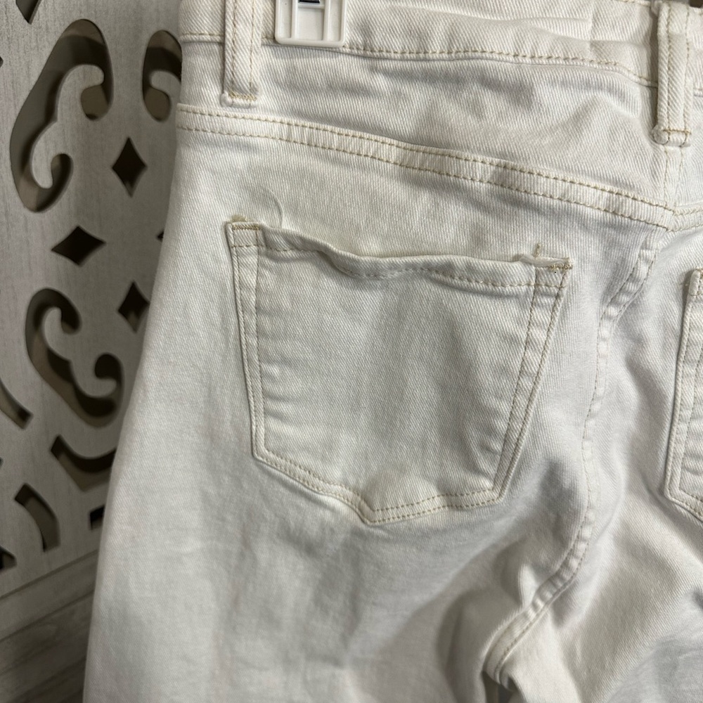 ⛔️Size 9/29 white wide legged jeans - Picture 8 of 8